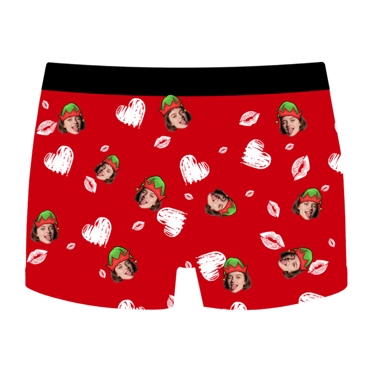 Custom Photo Men’s Underwear – Christmas Surprise Gift