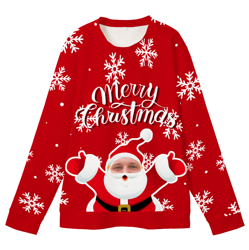 Custom Photo Christmas Sweater – Funny Ugly Holiday Sweater, Best Personalized Xmas Gift Online