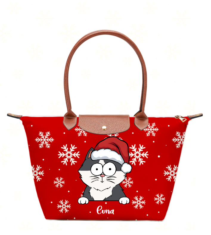 圣诞红色定制小猫小狗饺子包 -effect-image