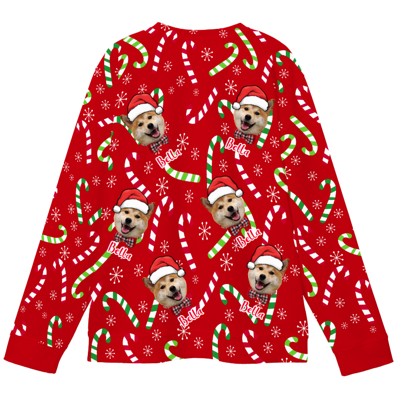 Personalized Ugly Christmas Sweater – Upload Picture, Create Funny Family Matching Xmas Outfit