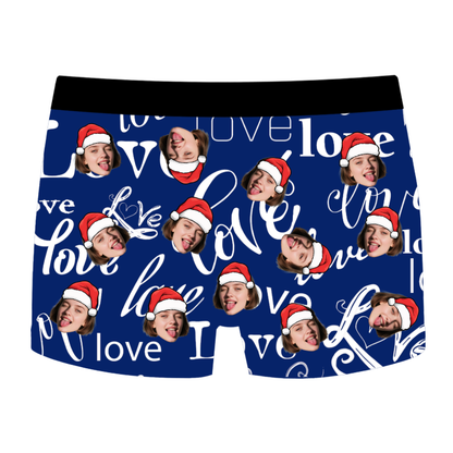 Funny Custom Face Boxer Briefs for Christmas