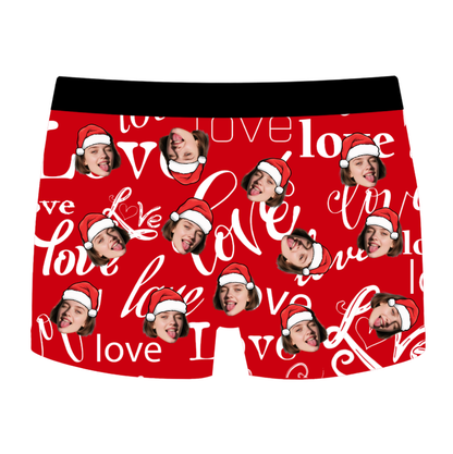 Funny Custom Face Boxer Briefs for Christmas