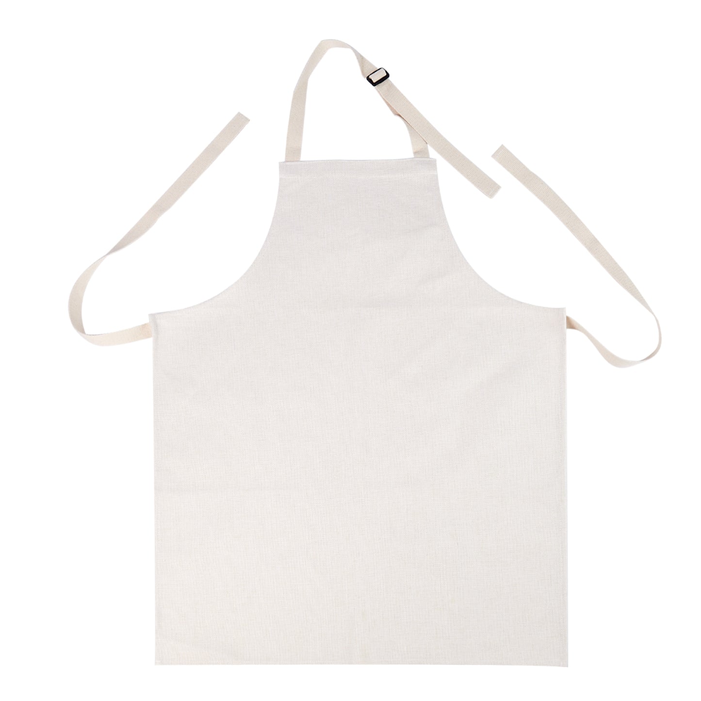 Blank Sublimation Apron for Adults 380GSM Heavy Duty Polyester Linen - Adjustable DIY Aprons for Heat Press Transfer Printing POD Business | Wholesale Bulk Craft Aprons for Embroidery Resale Projects