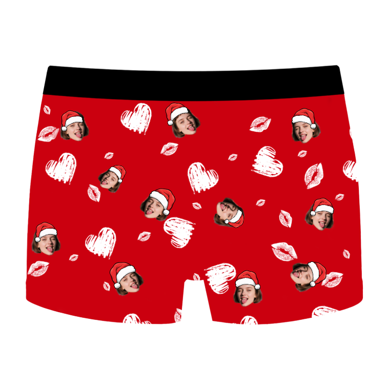 Custom Photo Men’s Underwear – Christmas Surprise Gift
