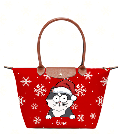 圣诞红色定制小猫小狗饺子包 -effect-image